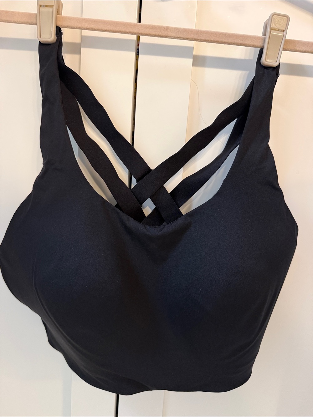 lululemon athletica Black Strappy Sports Bralette